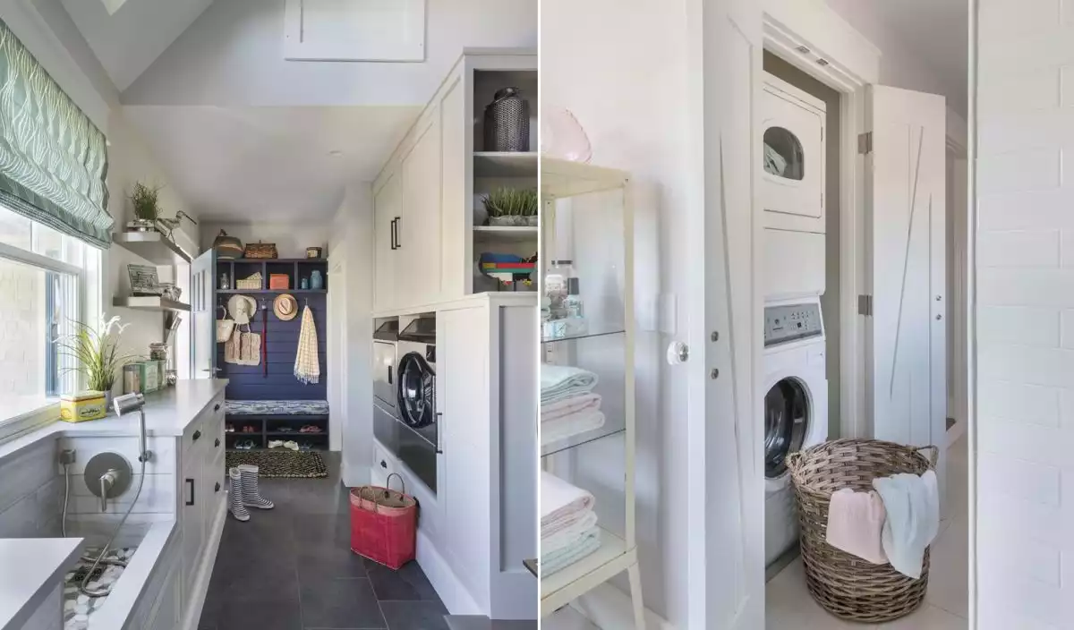 Mudroom laundry room