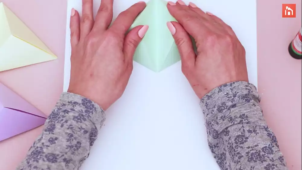 Origami paper wall decor 23