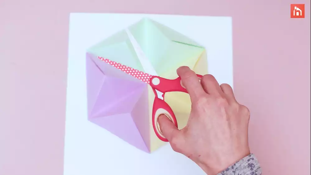 Origami paper wall decor 26