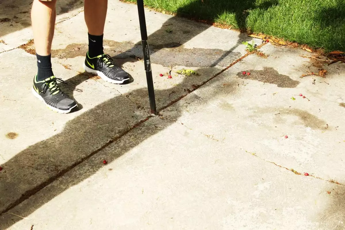 Best Way to Remove Concrete Slabs on a Patio intersection