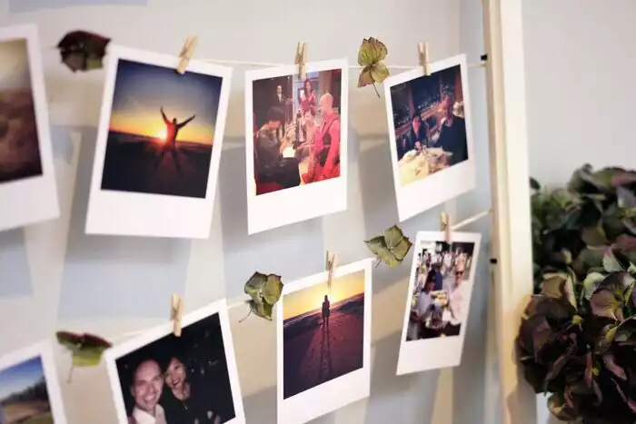 Polaroid instagram photo fram