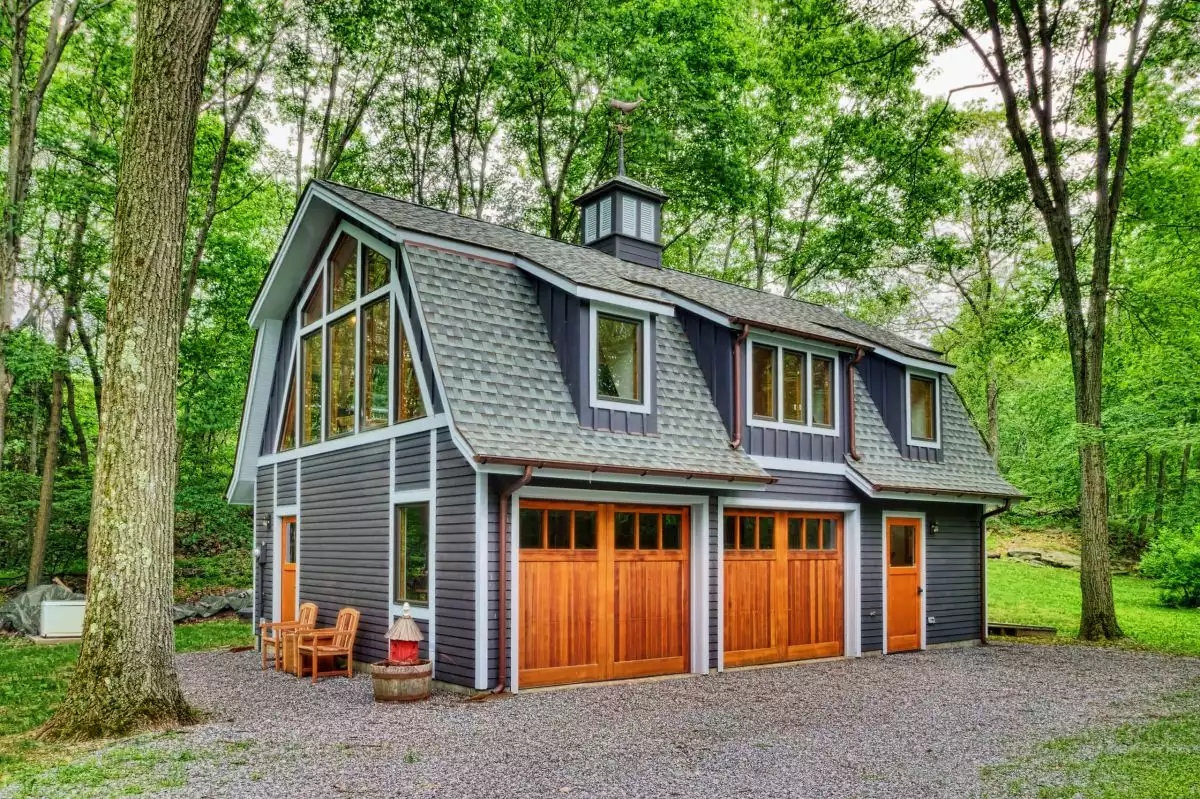 Post-and-beam or timber-frame construction