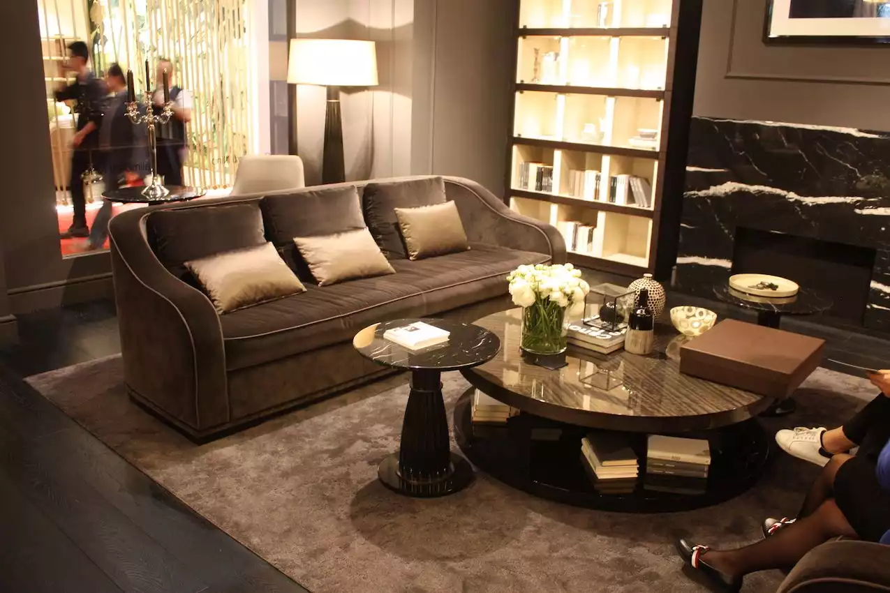 Sloped arm couches are another classic shape.