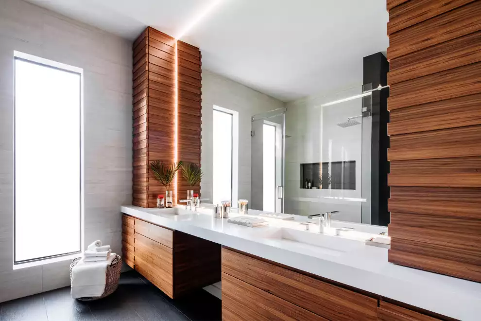 Quartz Integral Sink and Countertop