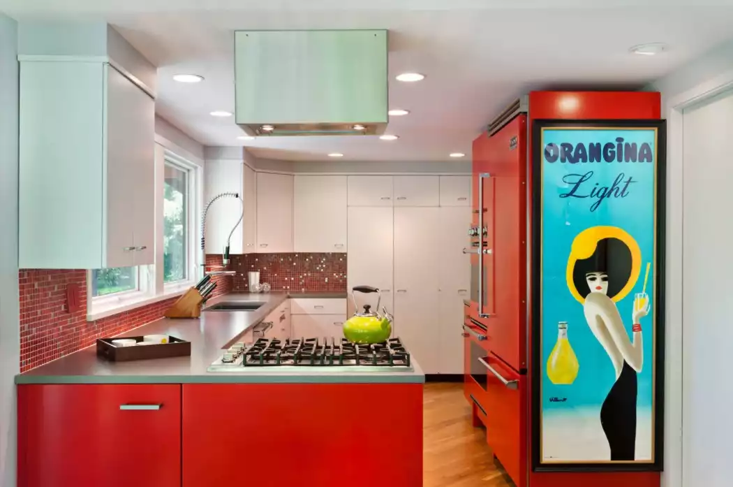 Retro style kitchen decor