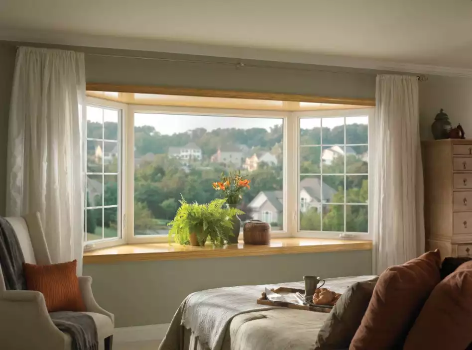 Sheer Bay Window Treatments