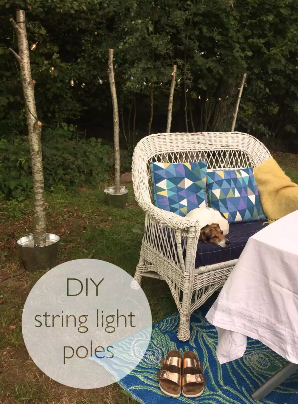 String Lights Poles