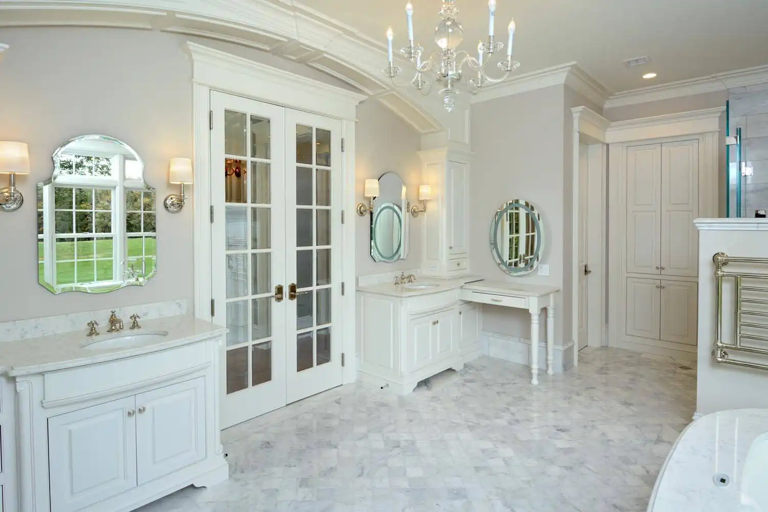 Corner Vanity Extension