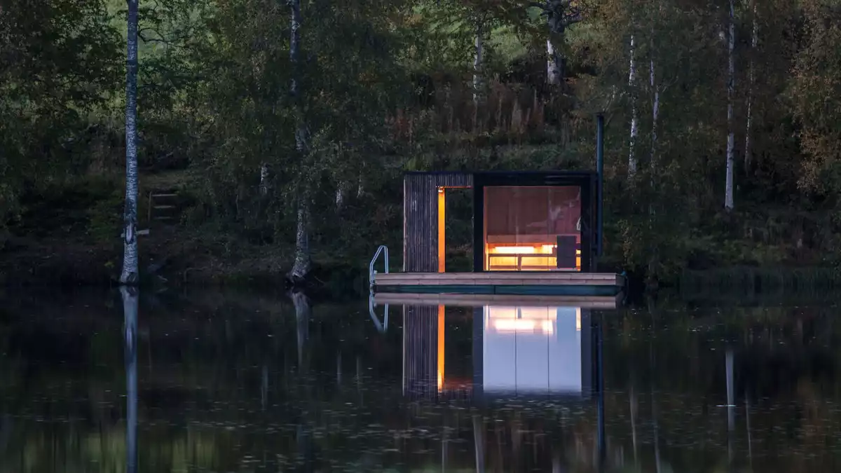 Small Architecture Workshop Floating Sauna