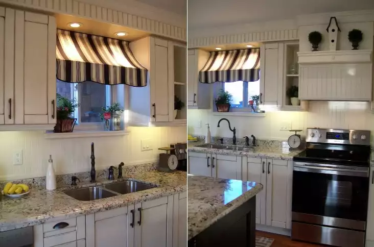 Small Kitchen Curtains with Coffee Top