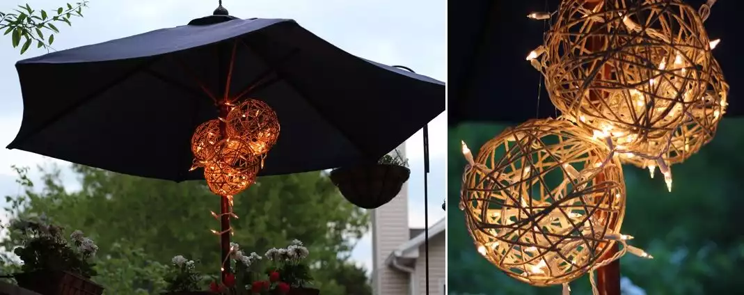 String balll ligthing pendant
