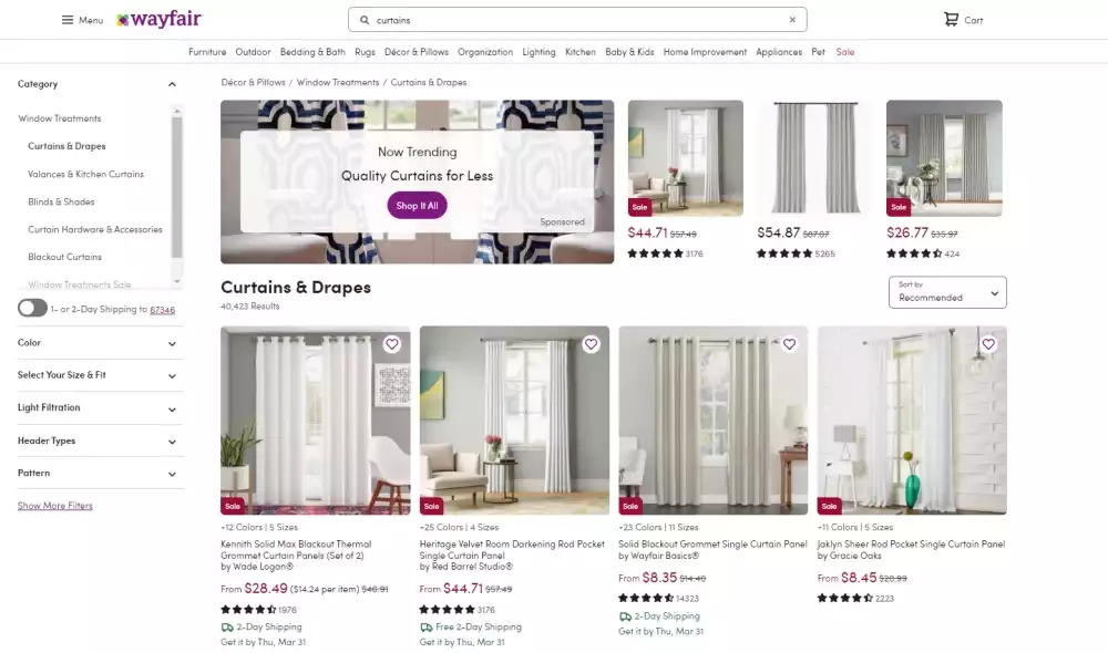 Wayfair Curtains
