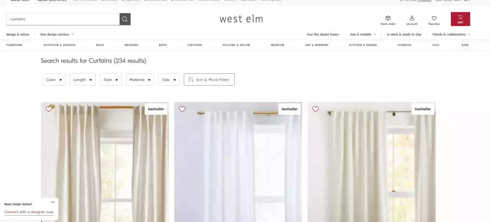 West Elm Curtains