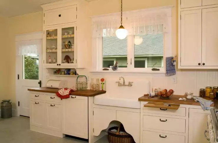 White Kitchen Curtains