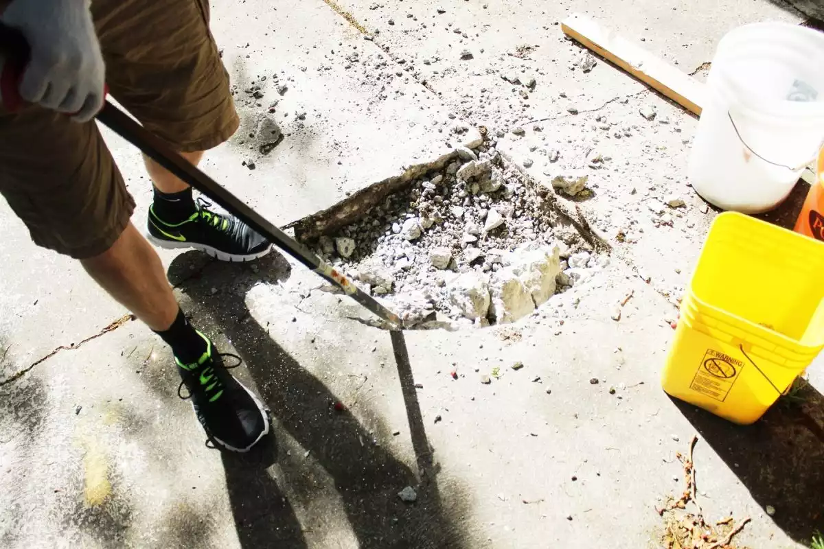 Best Way to Remove Concrete Slabs on a Patio wiggle