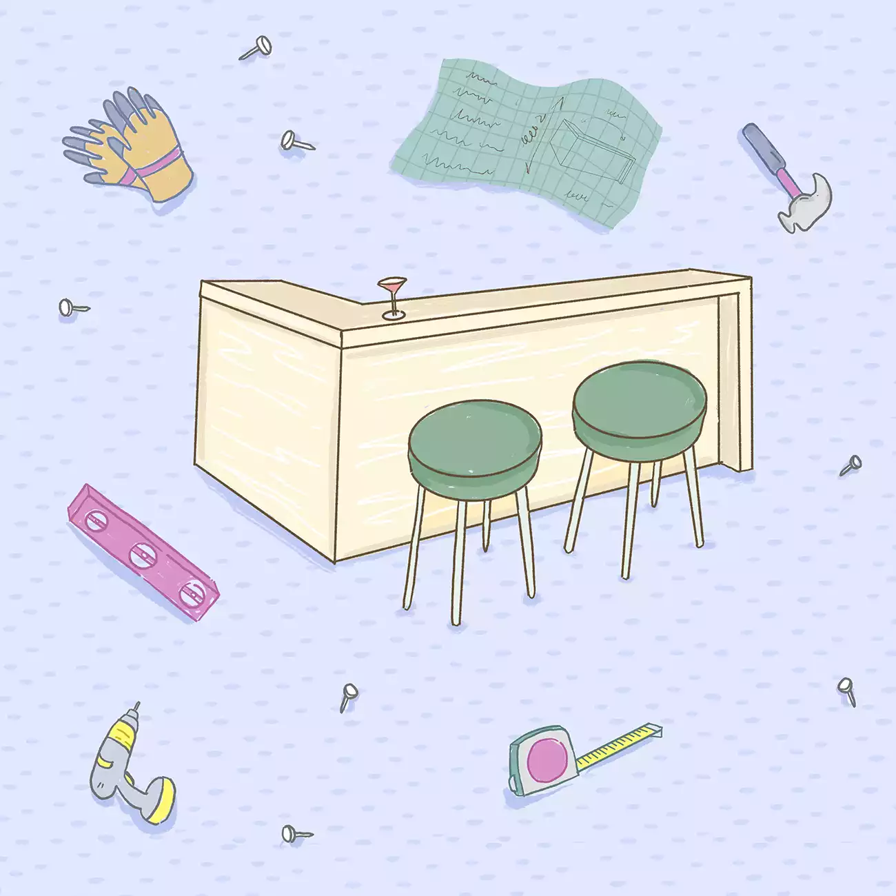 10 Free Simple Bar Plans