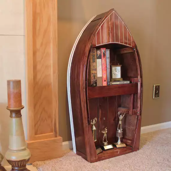 Boat bookcase