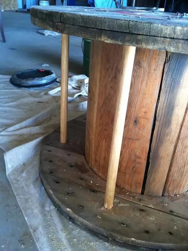 Cable spool table2