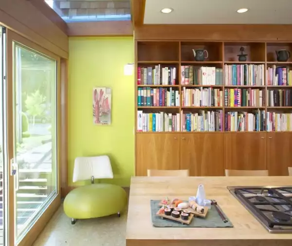 corner reading nook