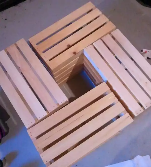 Diy crate table1
