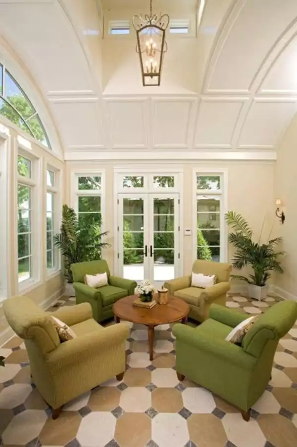 Elegant sunroom design