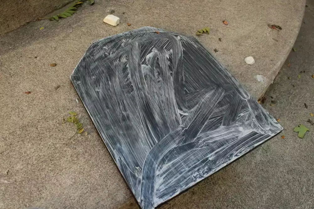 entire chalkboard painted surface
