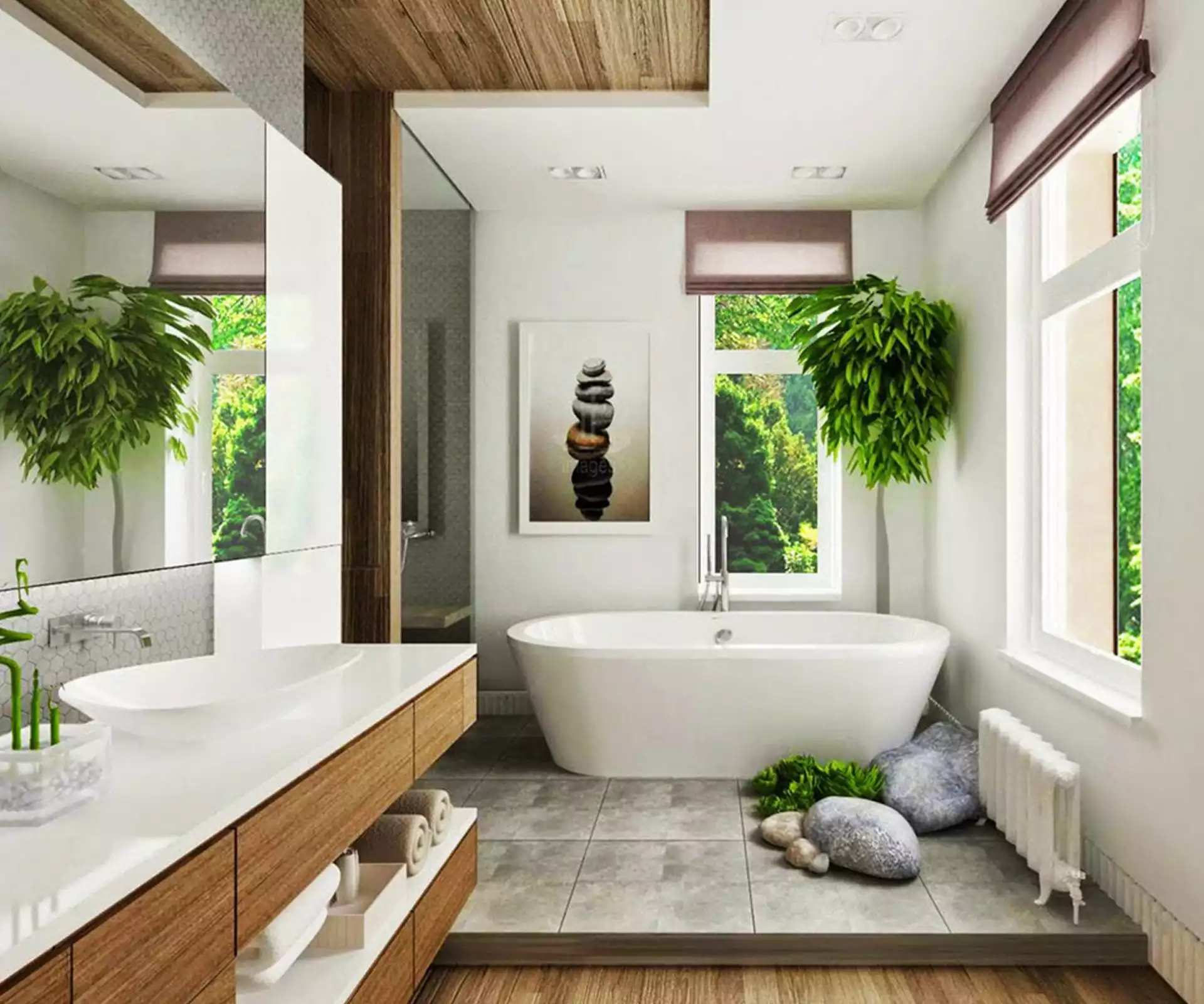 feng shui bathroom