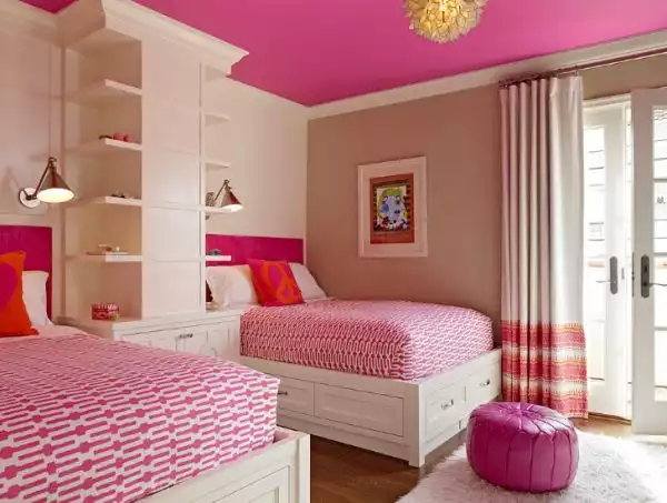 Girl storage bedroom
