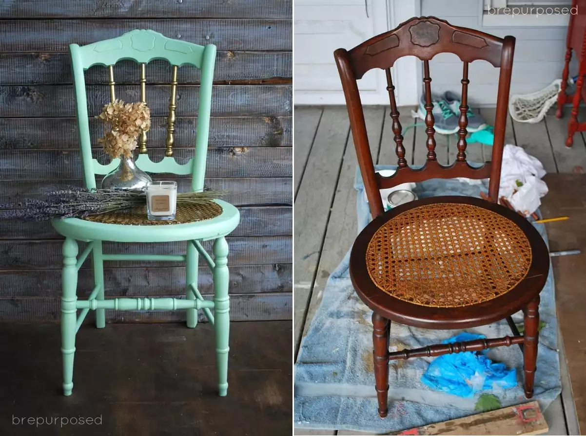 mint chair makeover