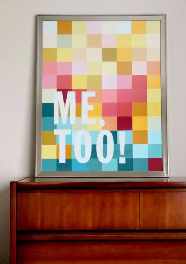 Stylish DIY Wall Art You Can Do With Paint Swatches