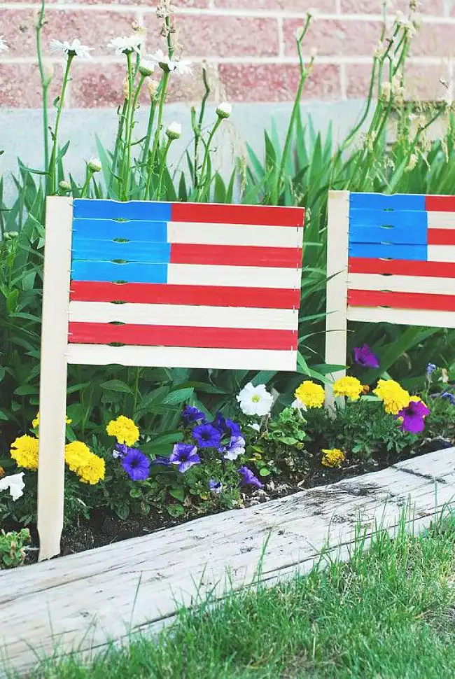 paint stick flags