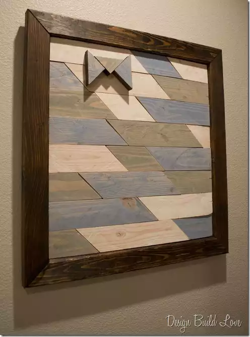 How To Make Wall Art For Your Home Using Reclaimed Wood