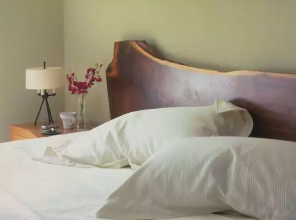 Solid wood headboard