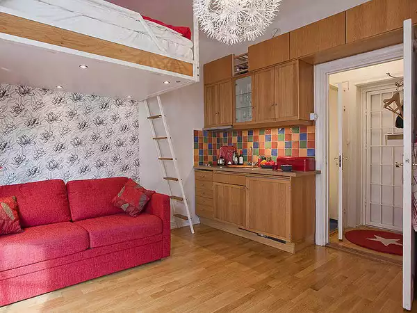 Tiny swedish apartments 21sqm