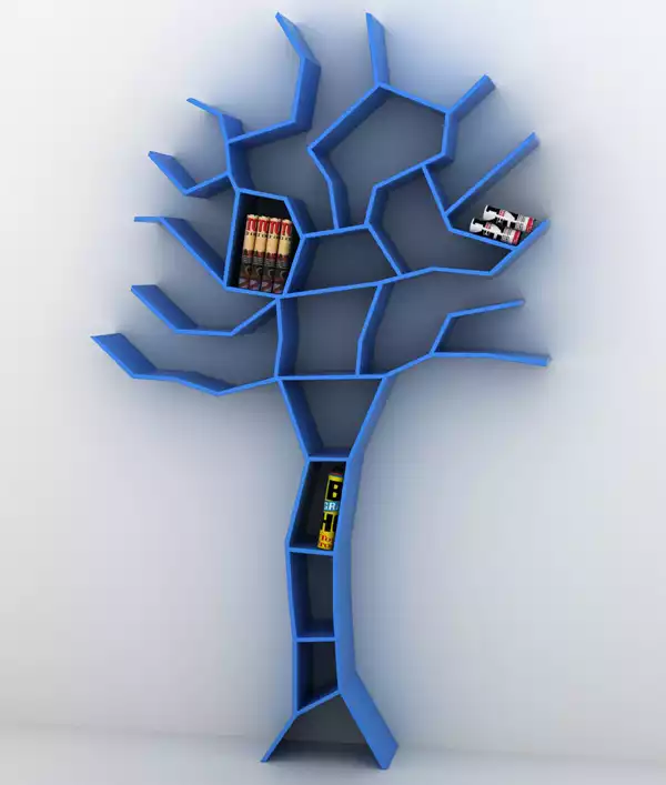 Tree bookcase 01