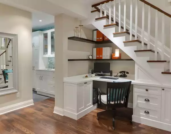 Understairs office