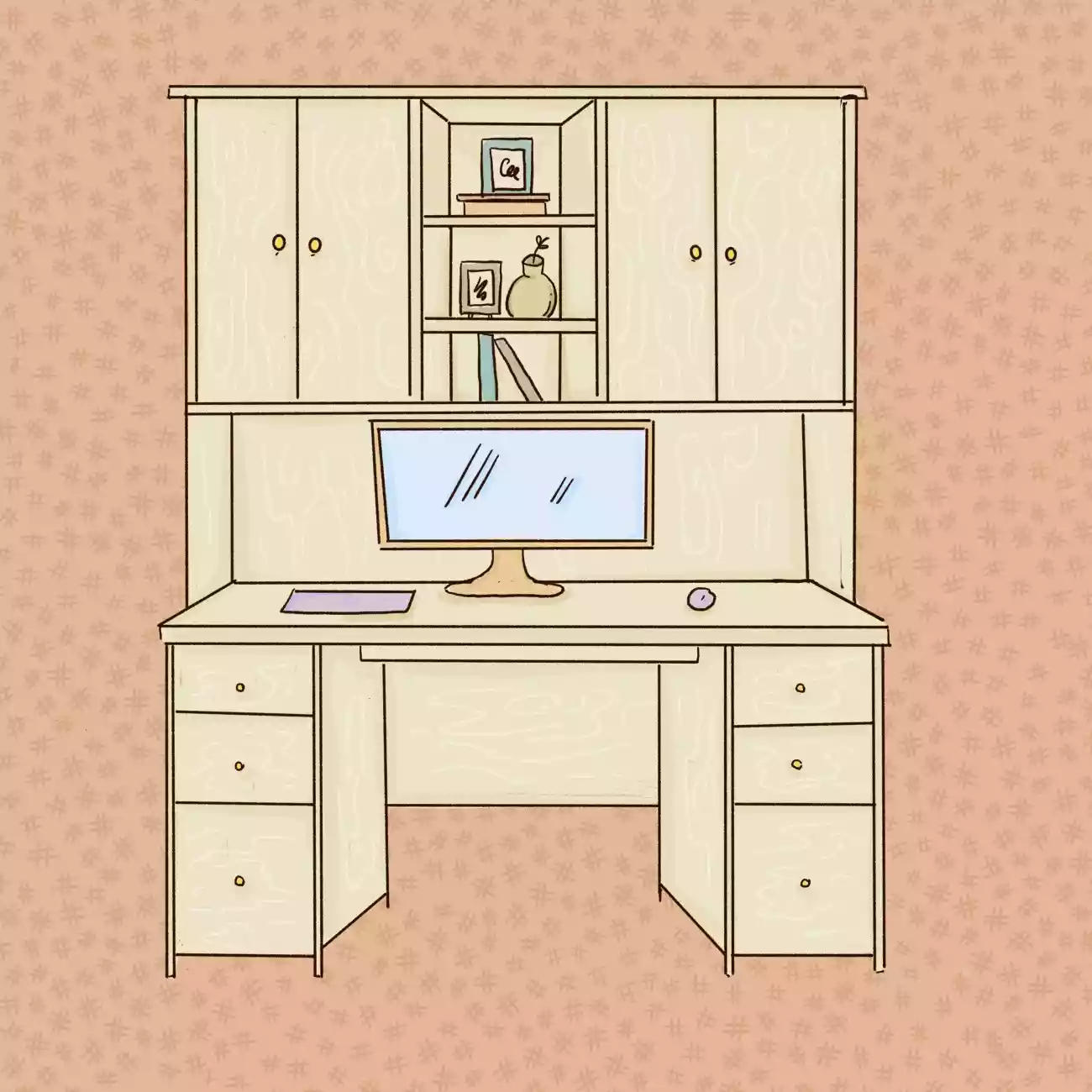 Cabinet Desk