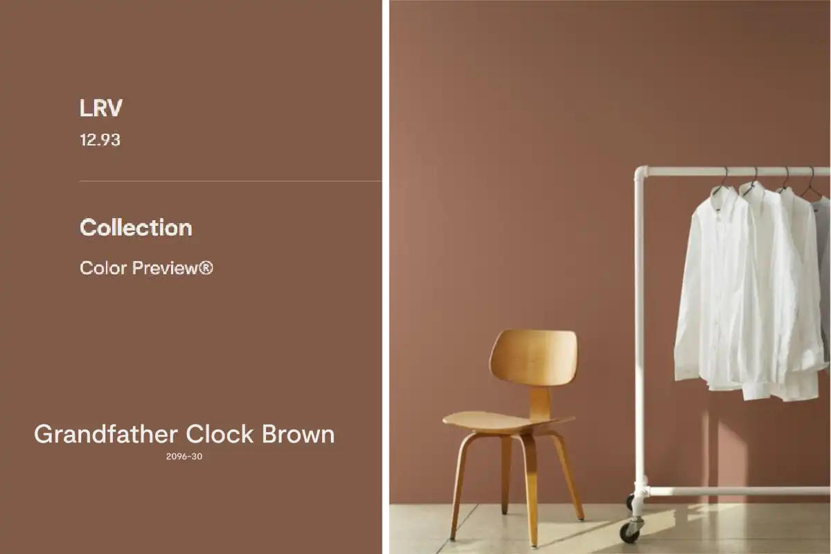 Grandfather Clock Brown