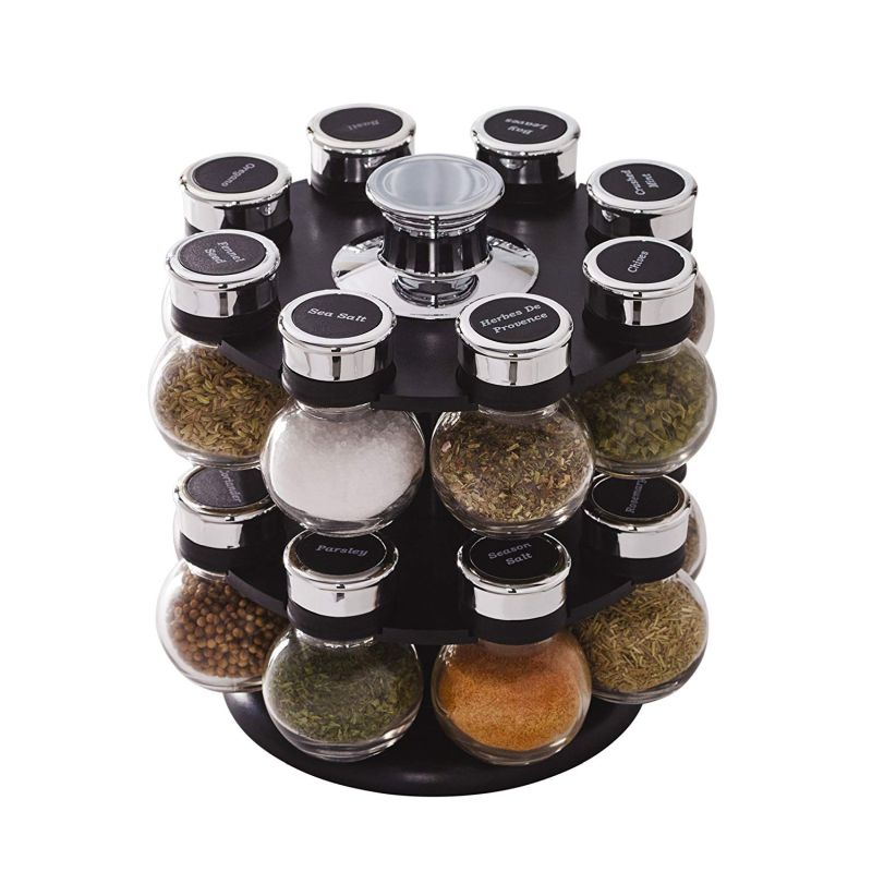 16-Jar Revolving Countertop Spice