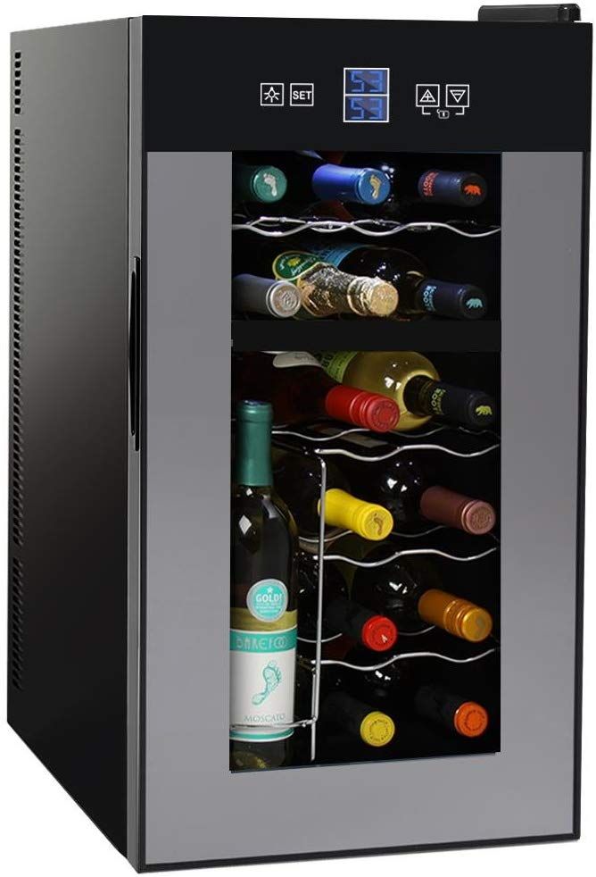 18 Bottle Dual Zone Thermoelectric Wine Cooler