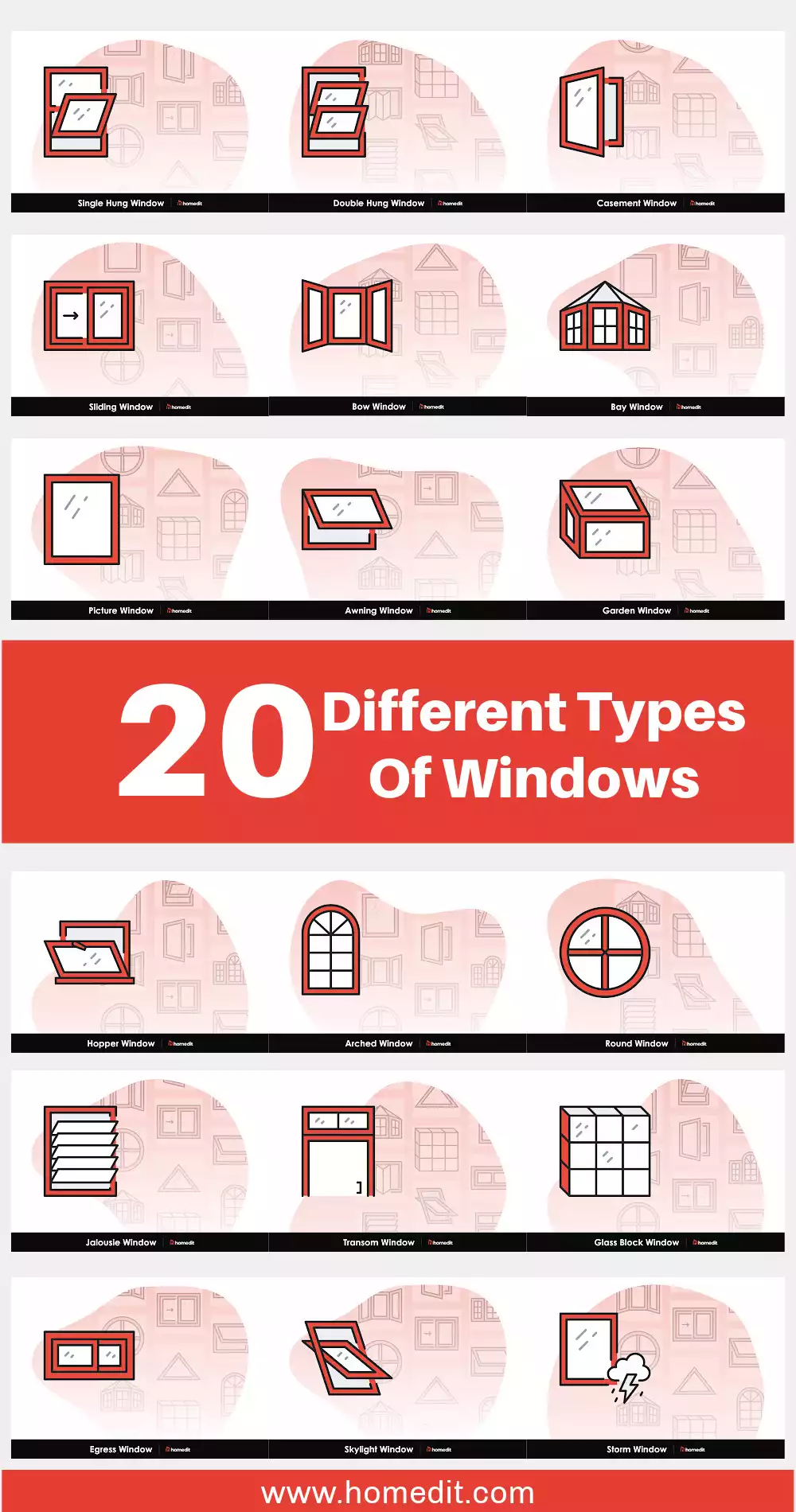 20 Different Types Of Windows