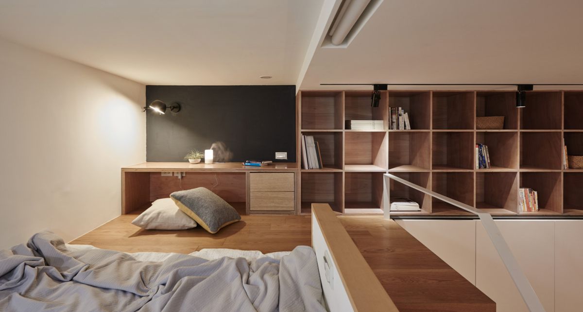 22m2 Apartment in Taiwan with plans by A Little Design loft