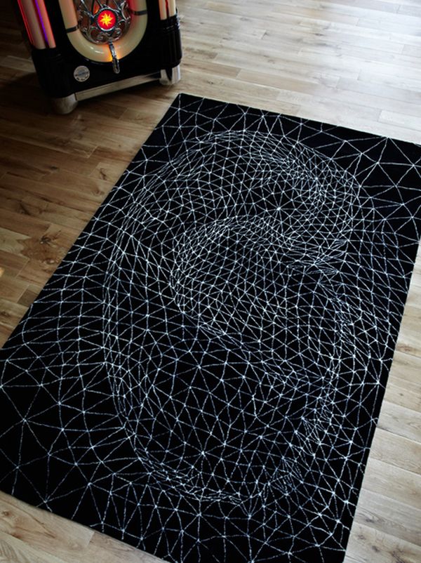 Abstract 3D pattern rug