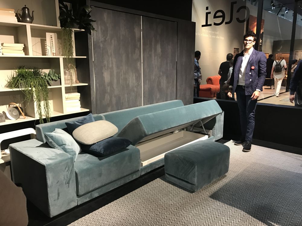3xl free extending living concept from clei at salone del mobile 2017 storage sofa