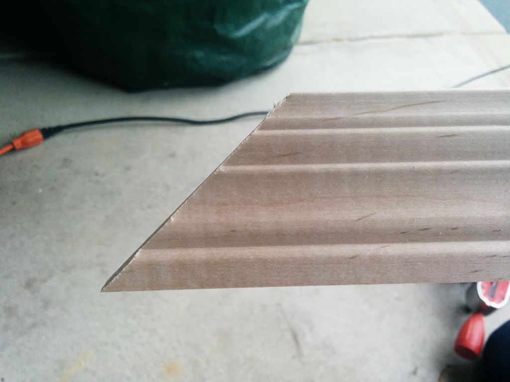 45 degree angle on trim DIY 2