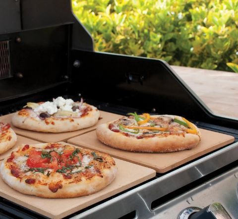 7 Inch Square Mini Pizza Stones Set Of 4