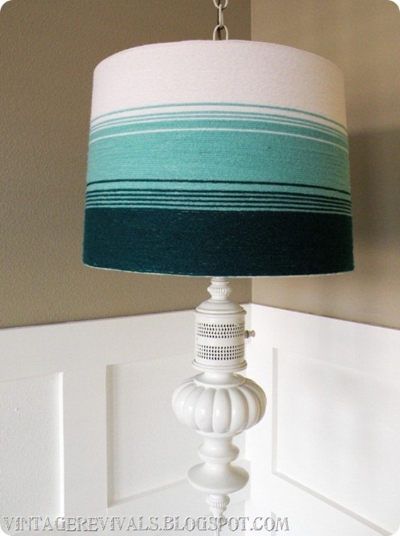 A Colorful DIY Lamp