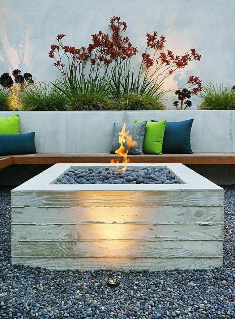 A Craftsman Style Bungalow is Turned Inside Out Fire pit Seating