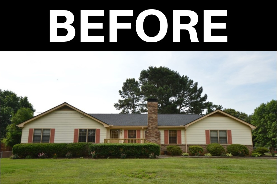 A Fresh Coat of Paint Updates this Ranch Home - before