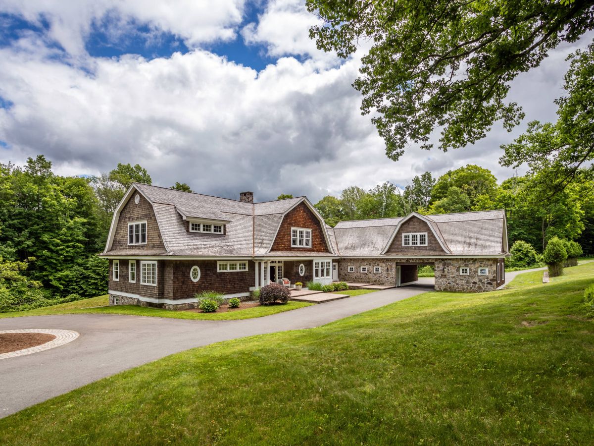 A Quaint Cottage with a Gambrel Roof